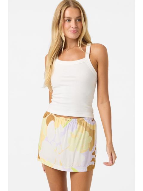 O'Neill Alyssa Leah Tropical Woven Short Skirt