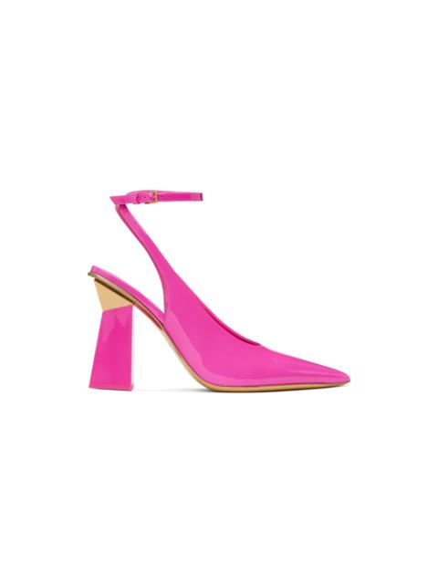 Valentino Pink One Stud Hyper Heels