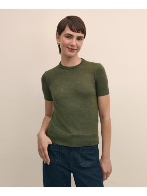 Brooks Brothers Ultimate Merino Wool Short-Sleeve Sweater Shell