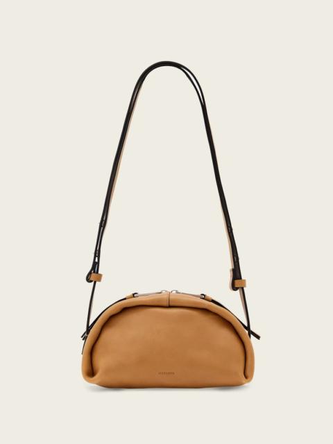 ALLSAINTS ROSALIE ARC LEATHER CROSSBODY BAG