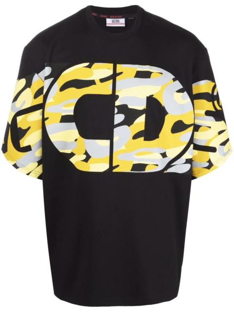 GCDS oversize-logo cotton T-shirt