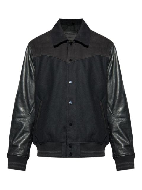 ALLSAINTS Endleton leather panelled jacket