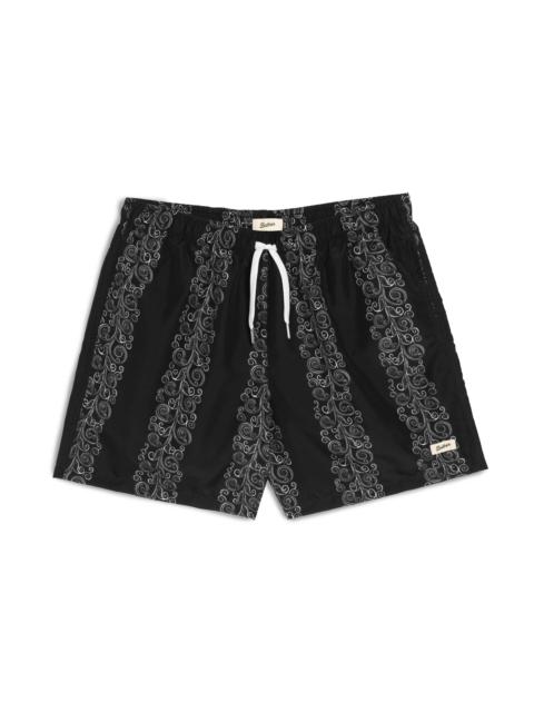 Bather Black Fiesta Swim Trunk