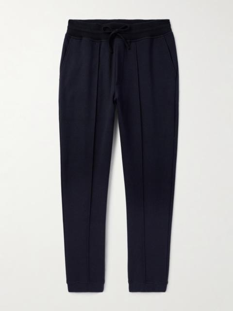Loro Piana Whitney Tapered Cotton, Silk and Cashmere-Blend Jersey Sweatpants