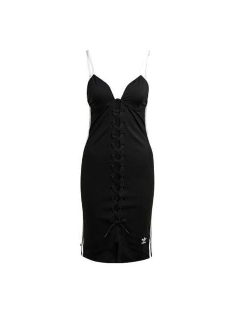 adidas (WMNS) adidas Always Original Laced Strap Dress 'Black' HK5084
