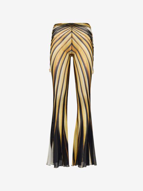 Roberto Cavalli Ray Of Gold Print Trousers