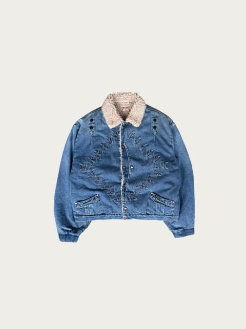 Kapital 12.5oz BrokenDenim x Boa Fleece THUNDERBIRD JKT - Indigo
