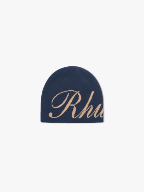 Rhude RHUDE SCRIPT KNIT BEANIE