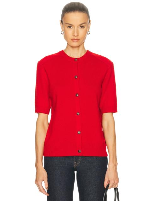 Loulou de Saison Jodi Saddle Short Sleeve Cardigan