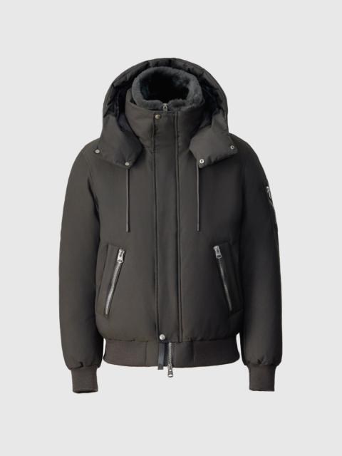 MACKAGE IKER 2-in-1 Down Bomber With Removable Shearling Bib