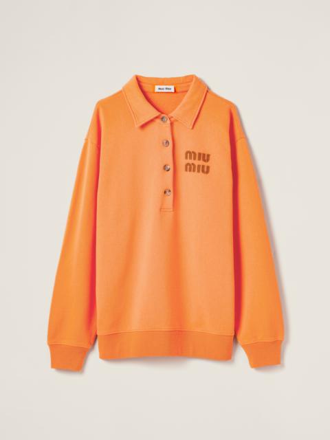 Miu Miu Embroidered polo shirt