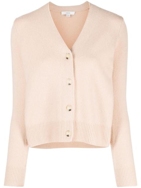V-neck cashmere cardigan