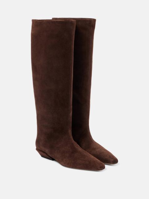 PARIS TEXAS Bettina 25 suede knee-high boots