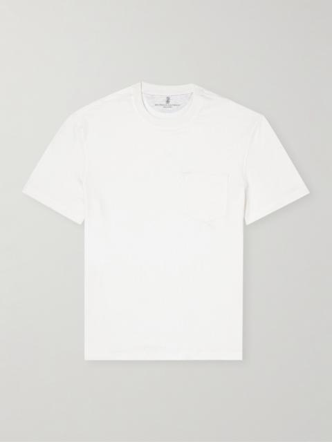 Brunello Cucinelli Linen and Cotton-Blend T-Shirt
