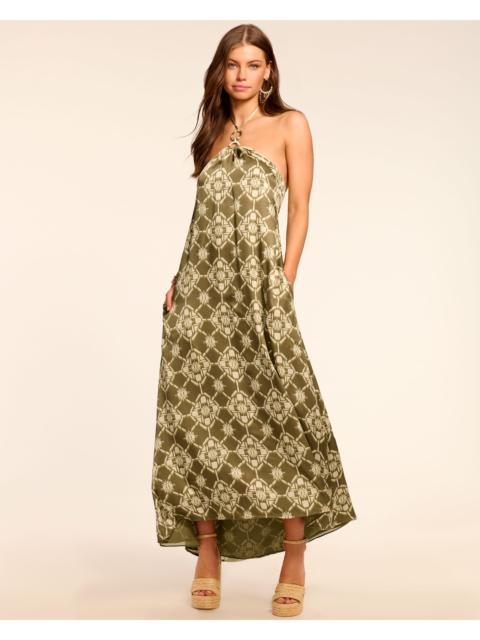 RAMY BROOK Lidia Backless Halter Maxi Dress