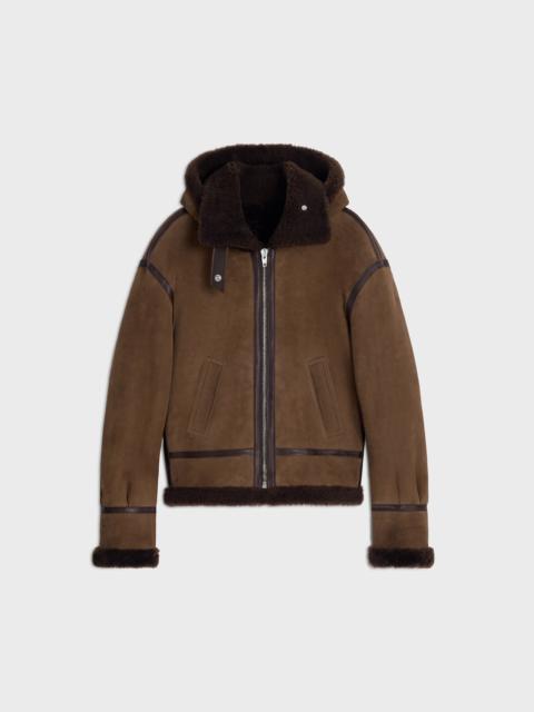 CELINE aviator jacket IN suede