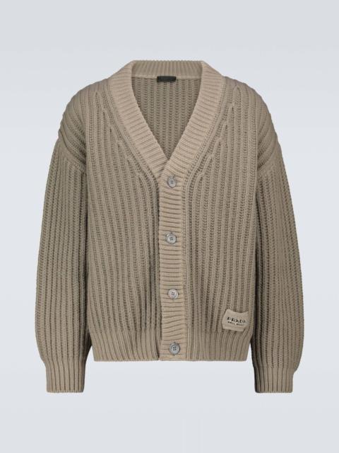 Prada Wool and cashmere-blend cardigan