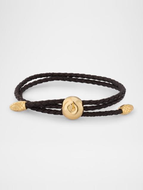 Bottega Veneta Adam Leather Bracelet
