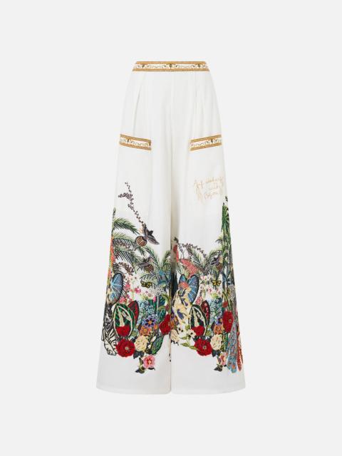 CAMILLA WIDE LEG TROUSER WITH FRONT POCKETS WANDERLUST EMPIRE