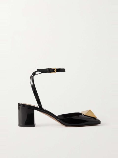 Valentino One Stud 60 patent-leather pumps