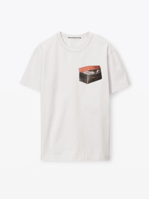 Alexander Wang nouveau riche tee in compact jersey