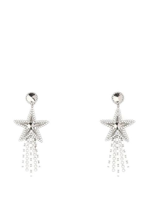 Alessandra Rich Embellished metal earrings