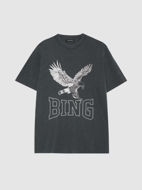 ANINE BING Lili Tee Retro Eagle - Washed Black