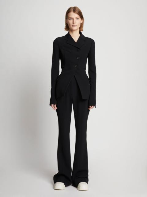 Proenza Schouler Bi-stretch Crepe Blazer