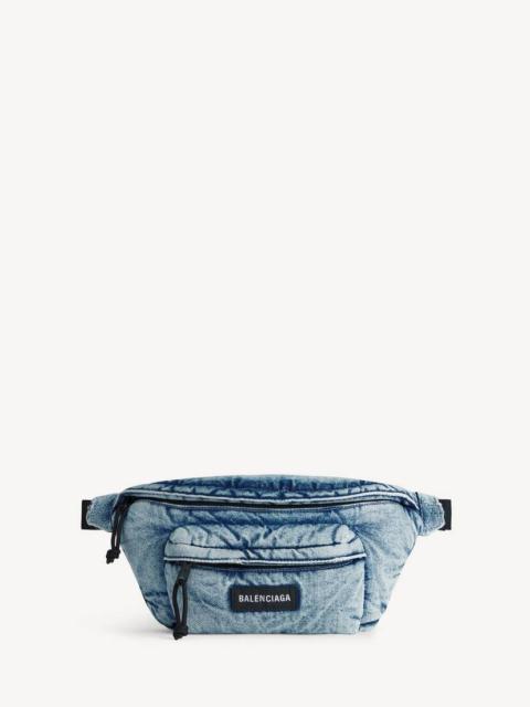 BALENCIAGA Men's Explorer Beltpack Denim in Faded Blue