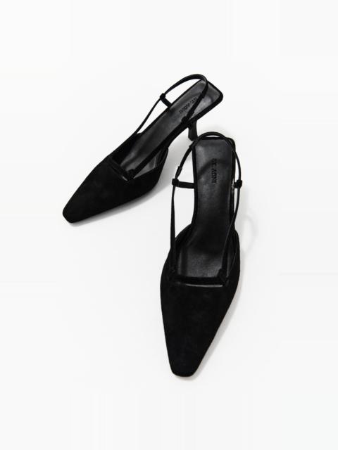 ST. AGNI Sling Back Heel - Black