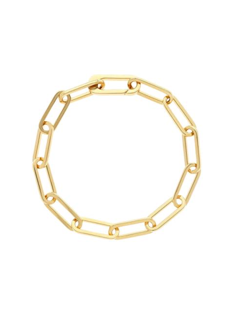 MELISSA ODABASH GOLD CHAIN PAPERCLIP BRACELET
