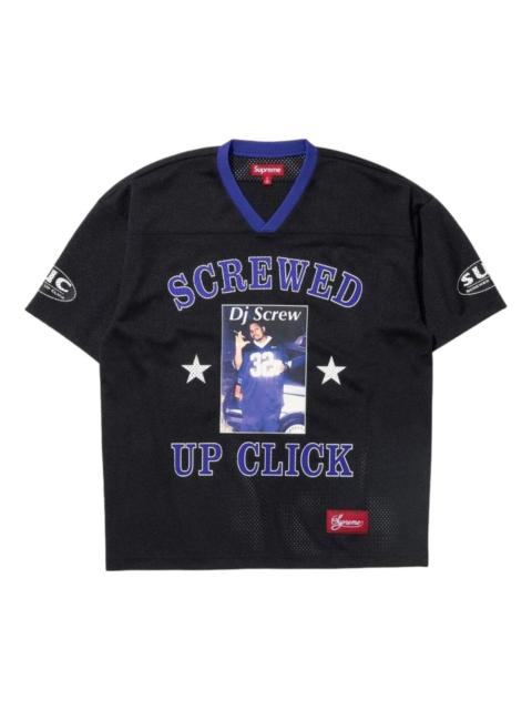 Supreme Supreme x DJ Screw SS26 Football Jersey 'Black' SUP-SS26-146-BLK