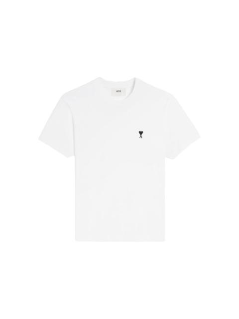 AMI Paris heart-embroidered cotton T-shirt