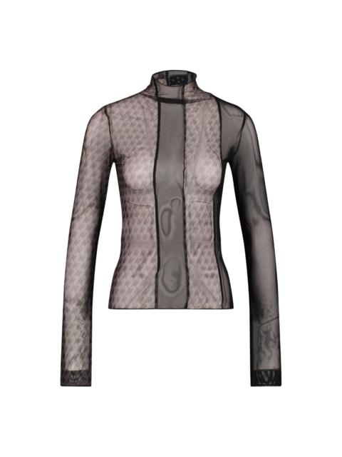AVAVAV mesh turtleneck top