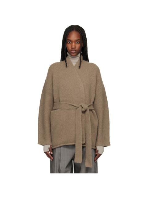 LAUREN MANOOGIAN Brown Coto Cardigan