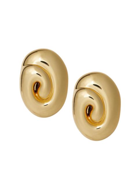 LELE SADOUGHI Women's Spiral Dome 14K-Gold-Plated Clip-On Earrings - Gold