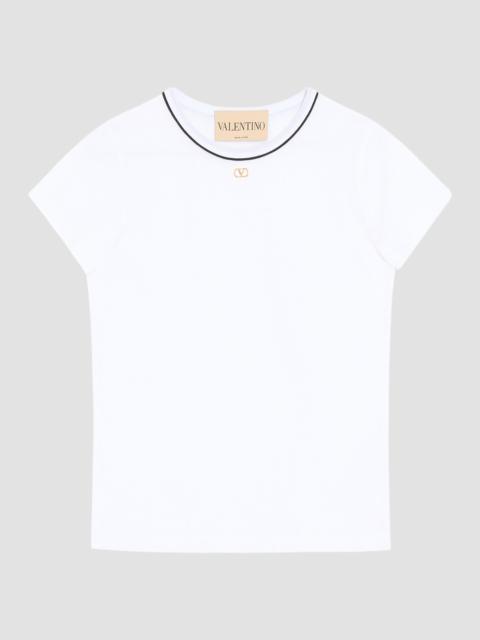 Valentino Women's Cotton Jersey T-Shirt - White