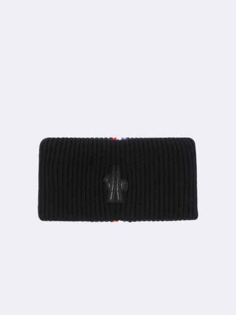 Moncler Grenoble Logo ribbed-knit virgin wool snood