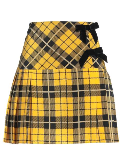Alessandra Rich Yellow Women's Mini Skirt