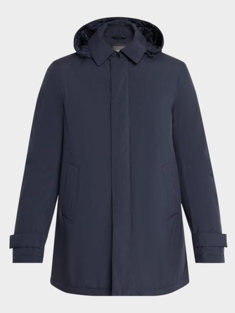 Herno Men's Parka w/ Removable Hood