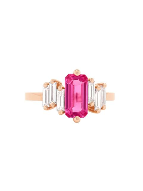 SUZANNE KALAN Pink Sapphire Diamond Ring