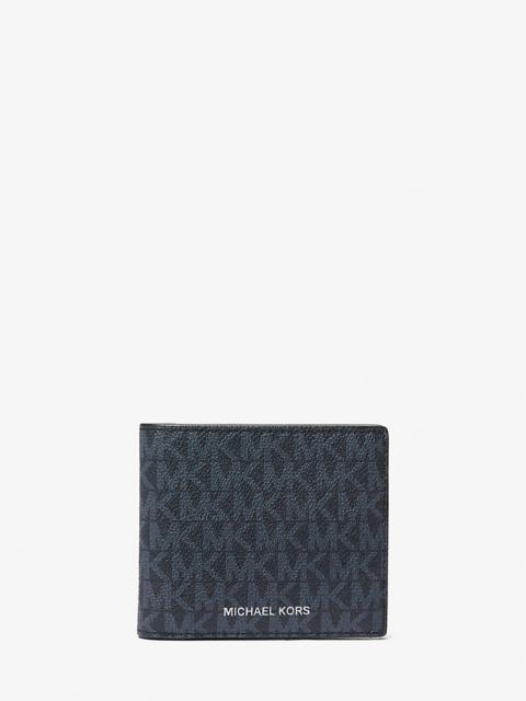 MICHAEL KORS Hudson Signature Logo Billfold Wallet