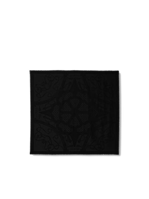 GUESS USA Dita logo frayed scarf