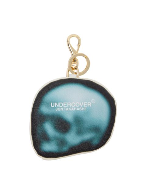 UNDERCOVER Black & Blue Skull Coin Pouch