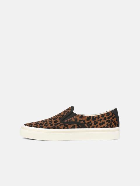 Vince Blair Leopard-Print Calf Hair Sneaker