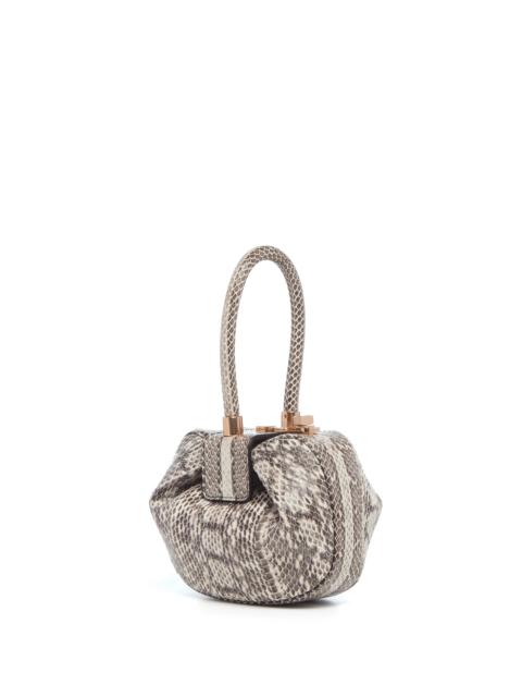 GABRIELA HEARST Demi Bag in Black & White Snakeskin