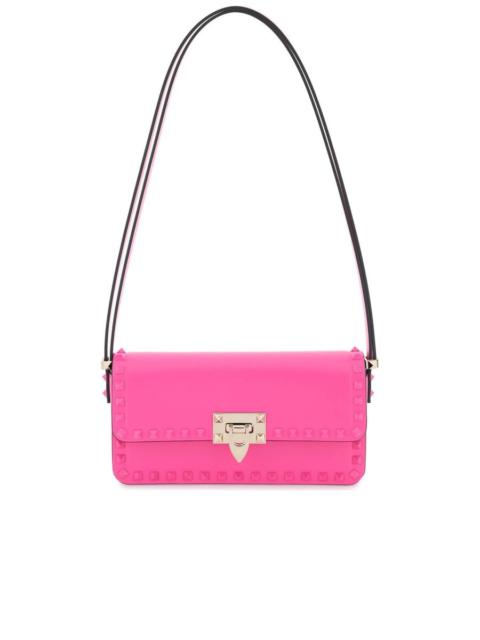 Valentino Rockstud Eastwest Leather Shoulder Bag