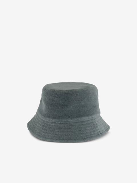 FEDELI Olive Terry knitted cotton bucket hat