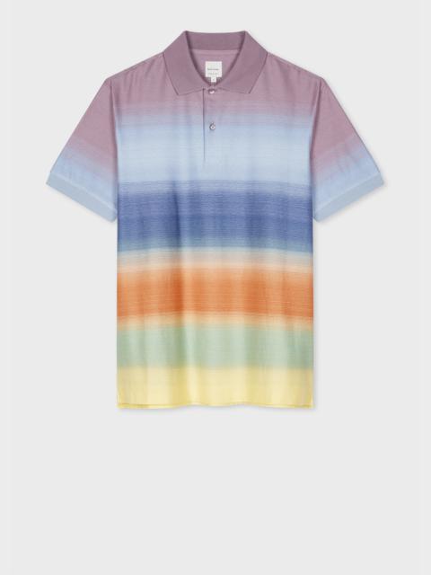 Paul Smith 'Smith Stripe' Cotton Polo Shirt