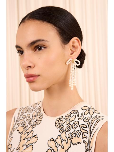 ULLA JOHNSON Pearl Bow Earring